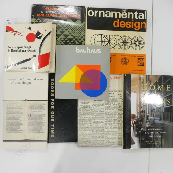 EIGHT PUBLICATIONS ON GRAPHIC DESIGN